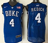 Duke Blue Devils #4 J.J. Redick Blue Basketball Stitched NCAA Jersey,baseball caps,new era cap wholesale,wholesale hats
